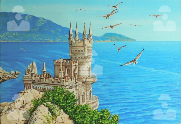 Крымский полуостров Ласточкино гнездо