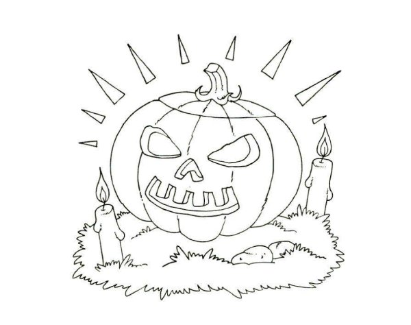 Тыква скетч