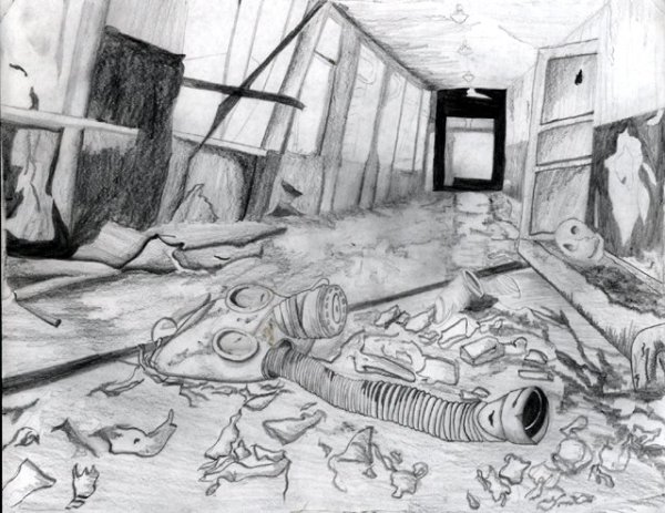 Чернобыль рисунки
