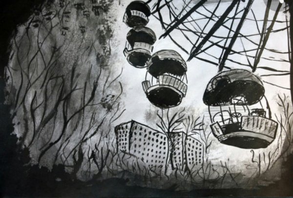 Чернобыль глазами детей рисунки