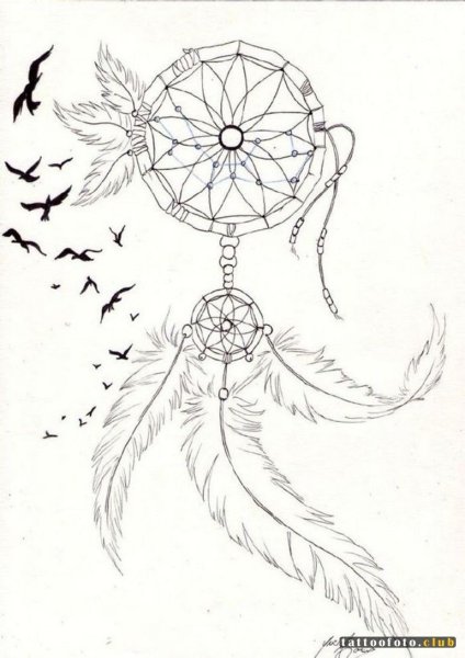 Ловец снов рисунок