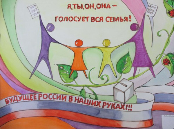 Выборы рисунок карандашом