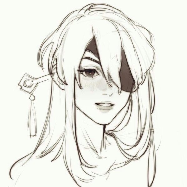 Раскраска Геншин