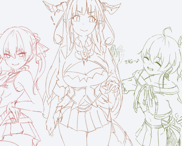 Раскраку Геншина