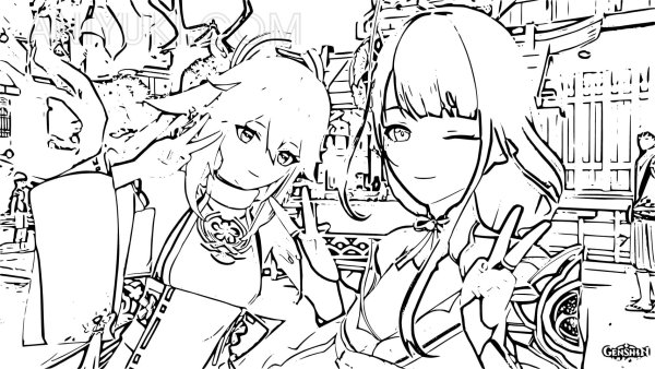 Хатсуне Мику раскраска