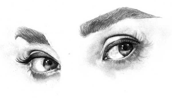 Глаза в разных ракурсах