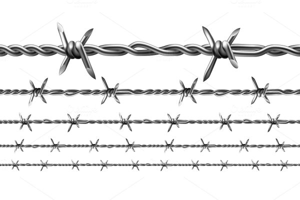 Колючая проволока тату эскиз