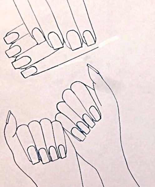 Макеты ногтей для рисования