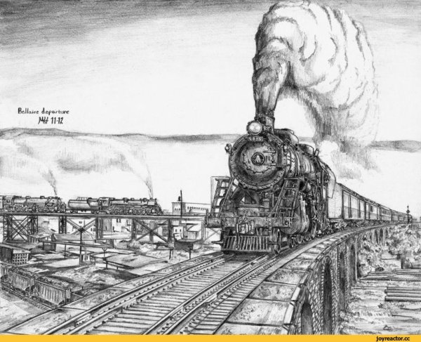 Иллюстрация к произведению железная дорога Некрасов