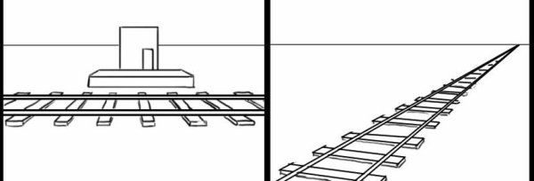 Рисование железная дорога