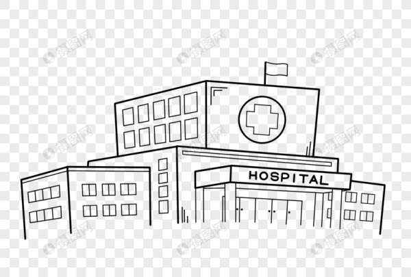 Раскраска больница