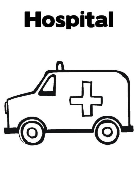 Раскраска профессия врач для детей