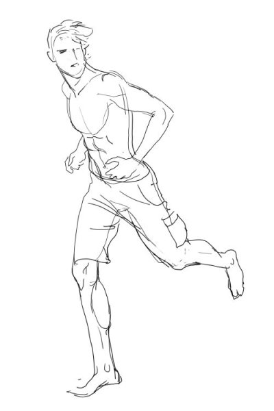 Бег референс аниме