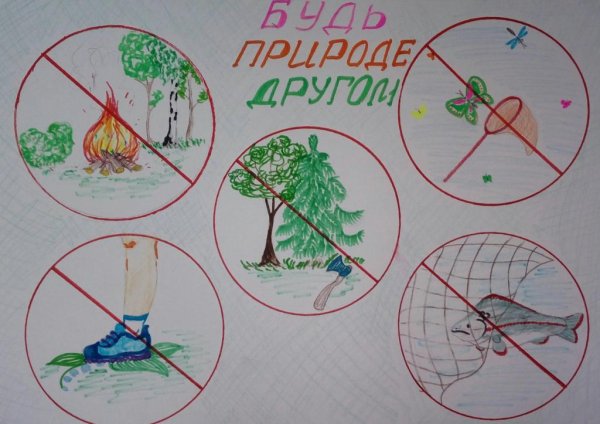 Плакат береги свою планету