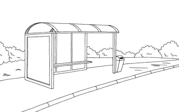 Нарисовать остановку