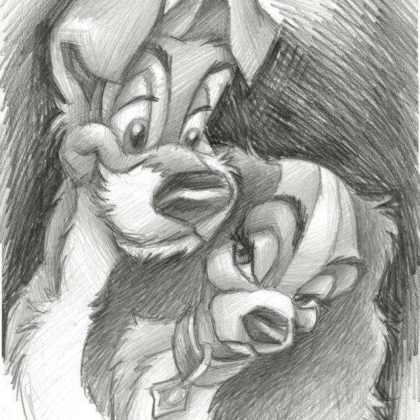 Мультяшки Дисней карандашом