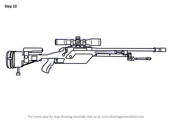 Раскраски оружие из КС го АВП