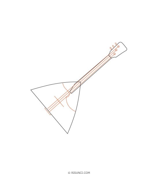 Балалайка раскраска