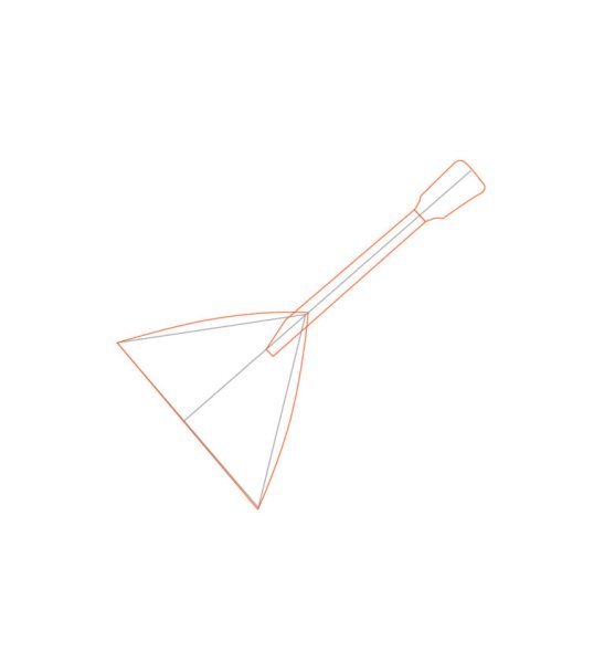 Балалайка раскраска