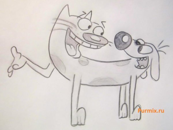 Котопес карандашом