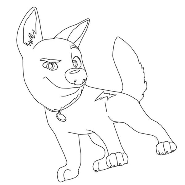 Котопёс рисунок карандашом