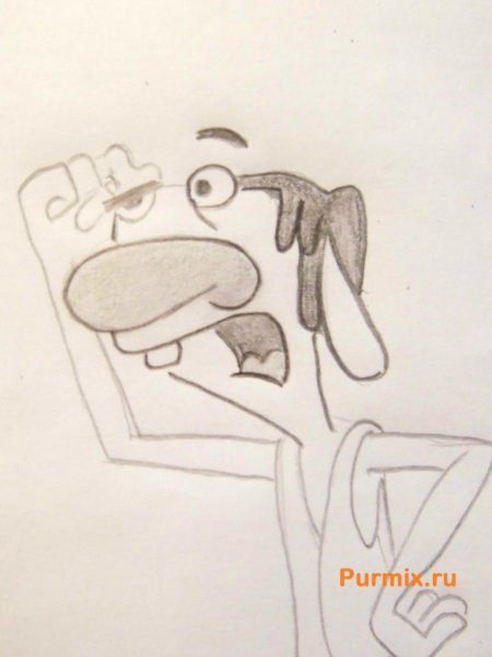 Мультяшный Котопес раскраска