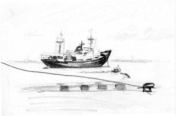 Картины морские буксиры