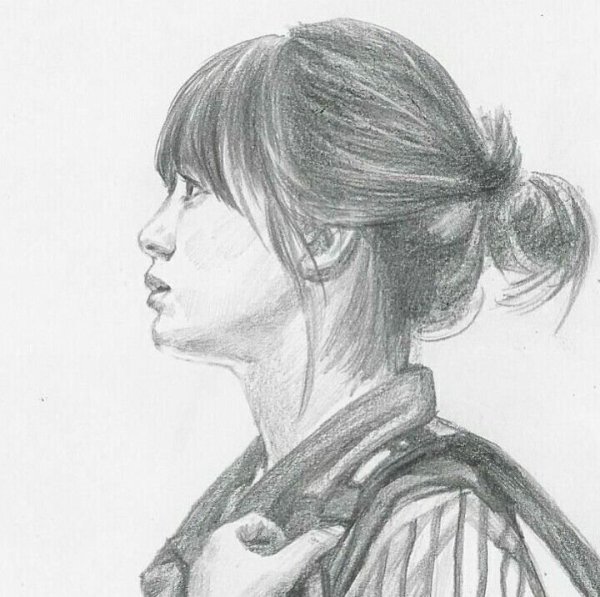 Рисунки кореянок карандашом