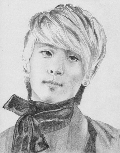 Рисунки корейцев карандашом