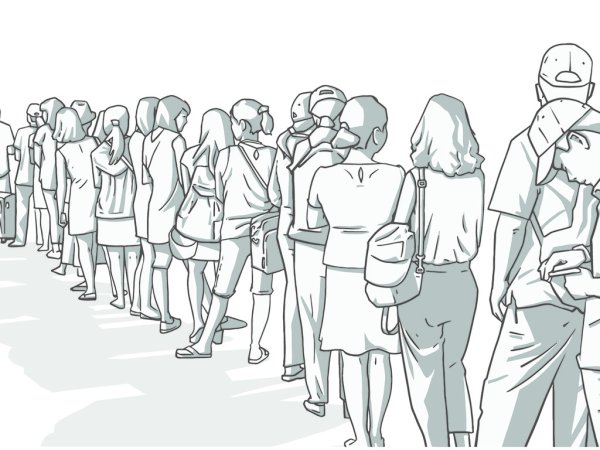 Набросок толпы