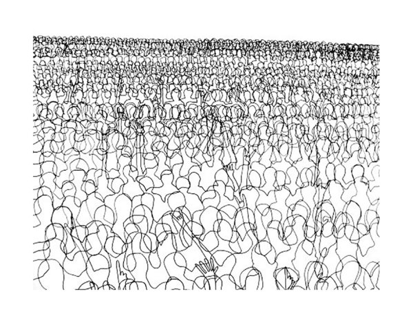 Рисование толпы