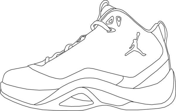 Скетч кроссовок Джордан