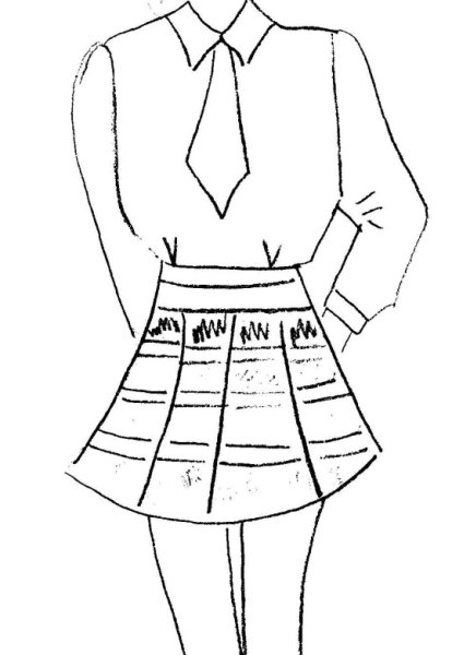 Эскиз школьной формы
