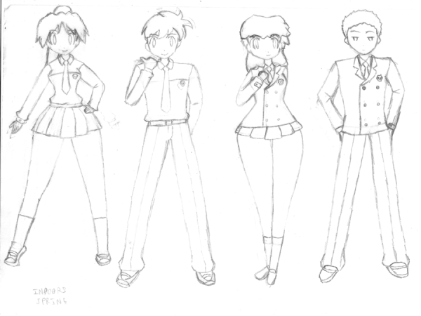 Школьная форма скетч