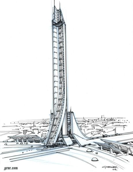 Башня эскиз