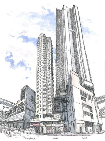 Небоскреб карандашом перспектива снизу