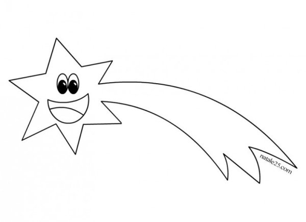 Метеорит раскраска для детей