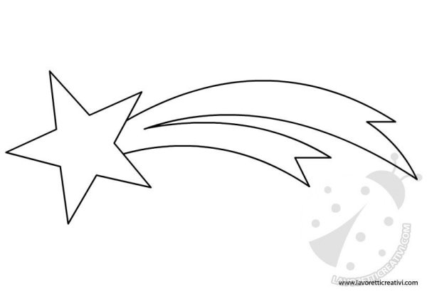 Комета карандашом