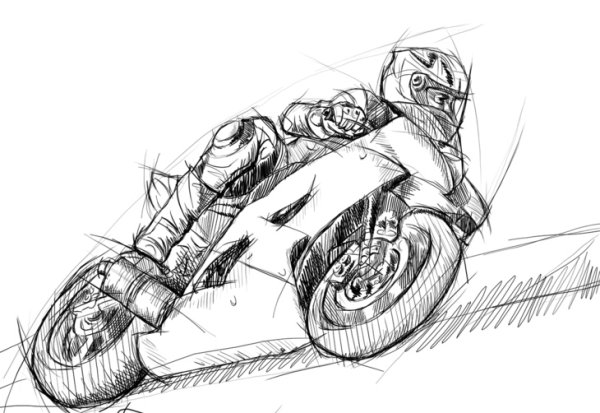 Yamaha YZF-r6 чертеж