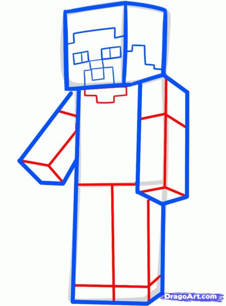 Рисунки из МАЙНКРАФТА для срисовки