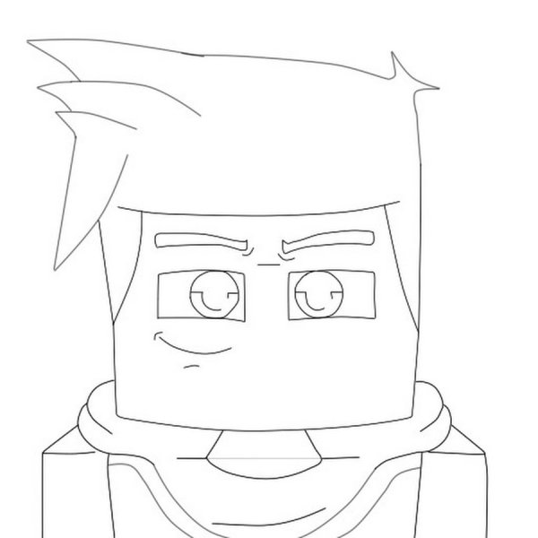 Раскраска майнкрафт собака