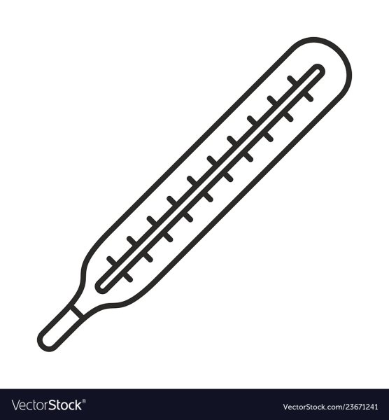 Электронный градусник рисунок