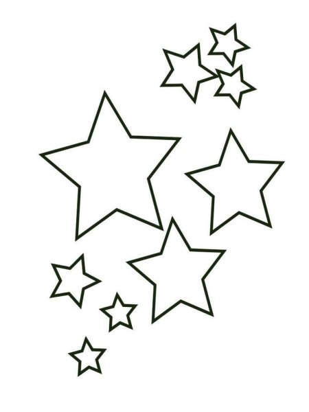 Звезда рисунок карандашом