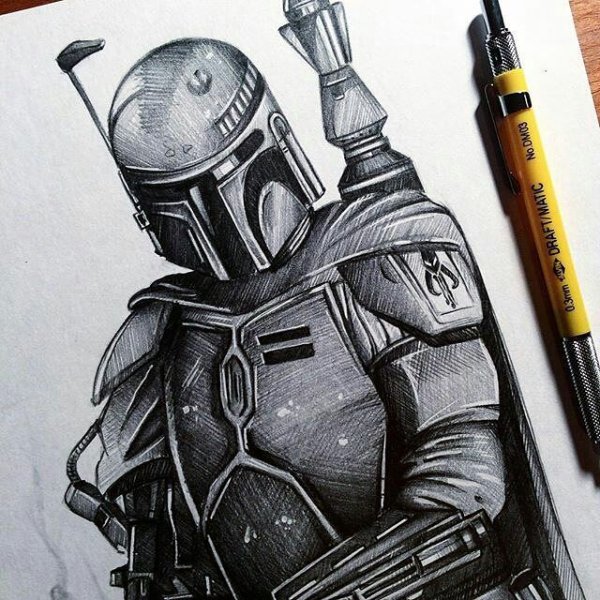 Мандалорец скетч
