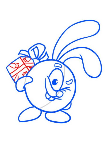 Крош рисунок карандашом