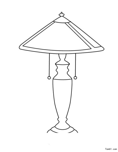 Раскраска кресло с торшером