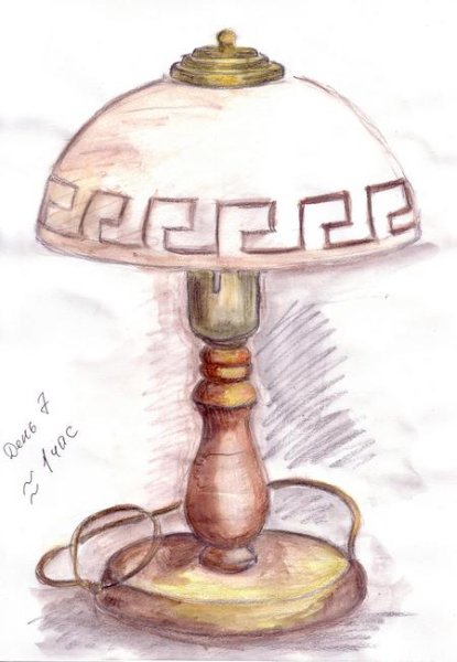 Раскраска светильник