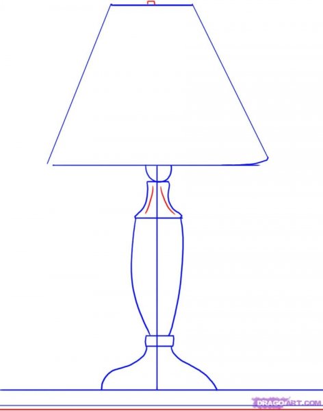 Лампа раскраска