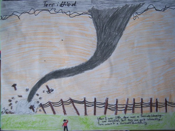 Торнадо карандашом