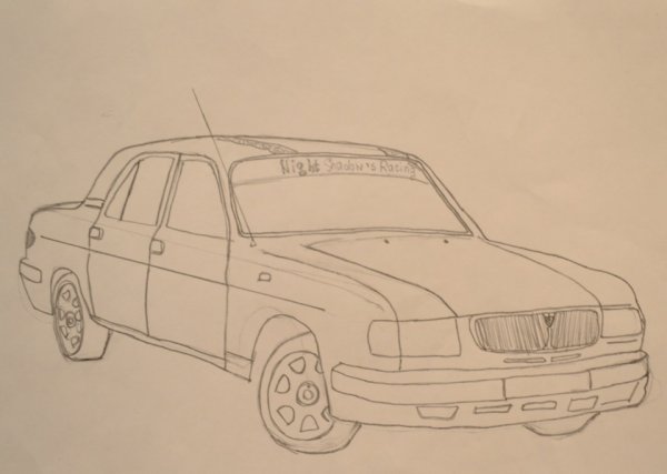 Волга 3110 рисунок